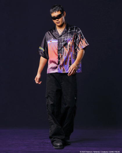 Pokmon By Loiter Gengar Split Button Up Shirt Black/Purple | Culture Kings US Pokmon By Loiter Gengar Split Button Up Shirt Black/Purple | Culture Kings US