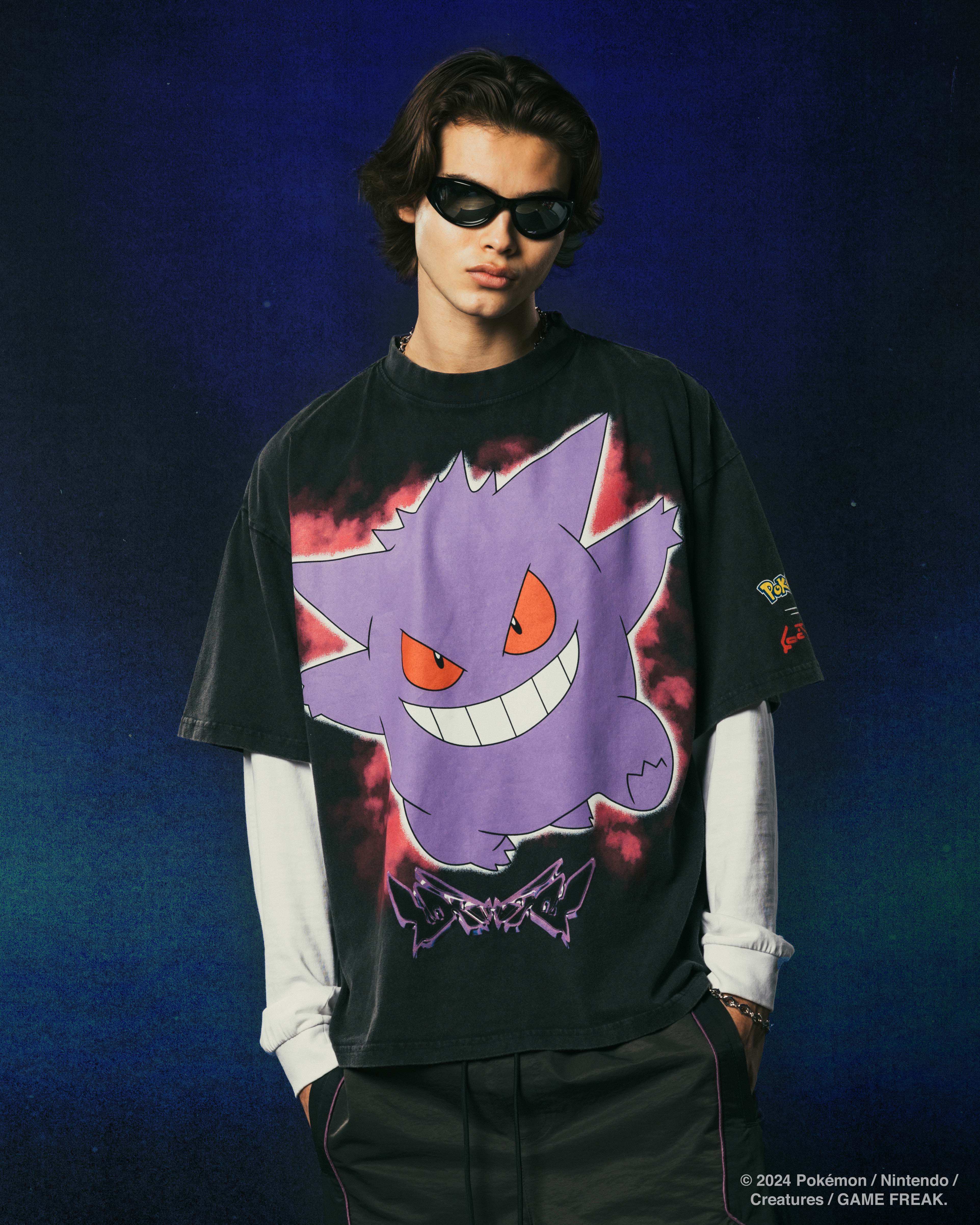 Pokémon By Loiter Gengar Premium T-Shirt Black | Culture Kings US