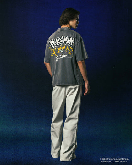 Pokémon By Loiter Pikachu Premium T-Shirt Charcoal