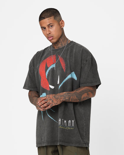 73Studio X DC 1993 Batman Heavyweight Vintage T-Shirt Black Wash