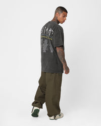 73Studio X DC 1993 Batman Heavyweight Vintage T-Shirt Black Wash