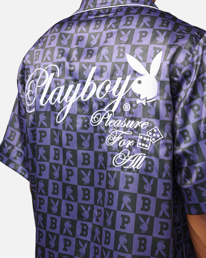 Playboy By Culture Kings Mechanic Shirt Black/Purple