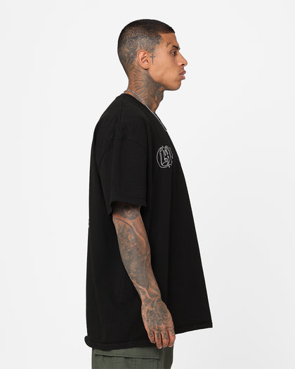Carre Fallen Oversized T-Shirt Black