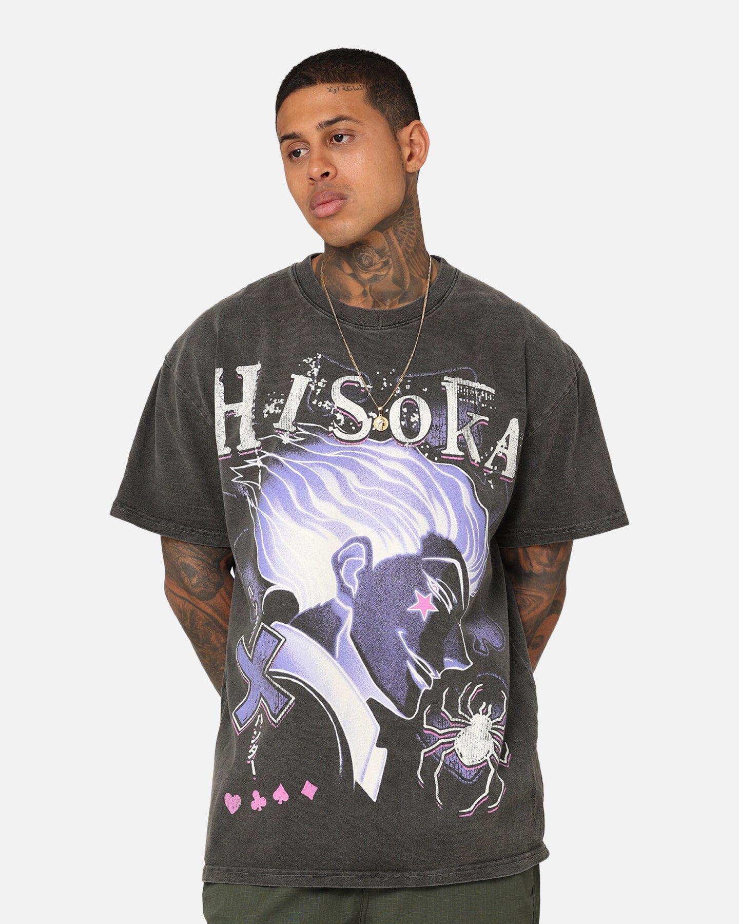 Goat Crew X Hunter X Hunter Hisoka Heavyweight Vintage T-Shirt