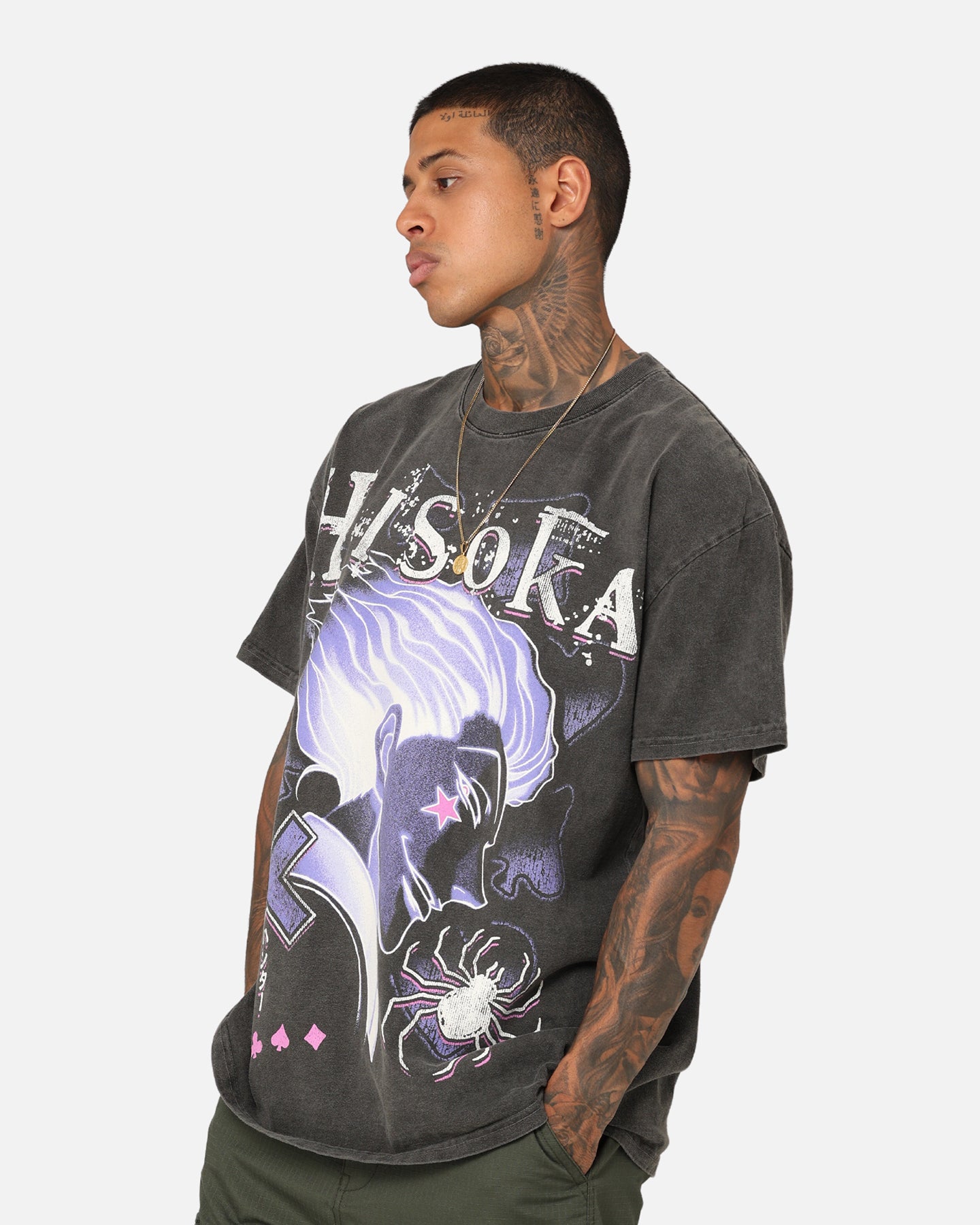 Goat Crew X Hunter X Hunter Hisoka Heavyweight Vintage T-Shirt
