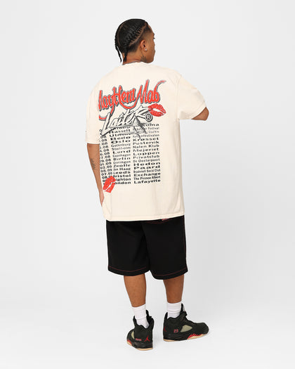 Loiter Mayhem Mob Vintage T-Shirt Off White