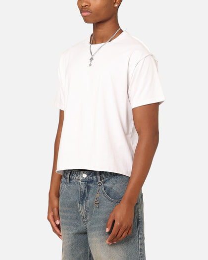 Saint Morta Lafayette Cropped T-Shirt White