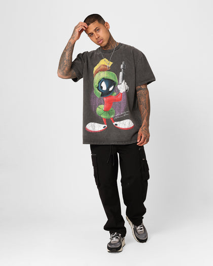 73Studio X Warner Bros. Marvin The Martian Vintage Heavyweight T-Shirt Black Wash