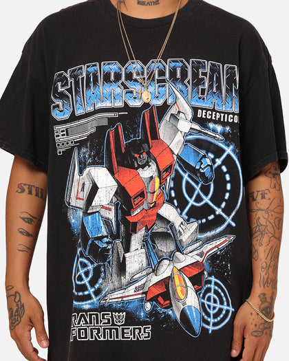 Goat Crew X Transformers Starscream Vintage T-Shirt Black Wash