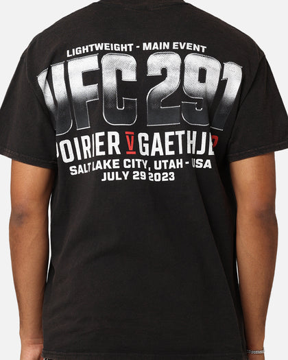 UFC By Goat Crew Dustin Poirier vs. Justin Gaethje BMF Fight Vintage T-Shirt Black Wash