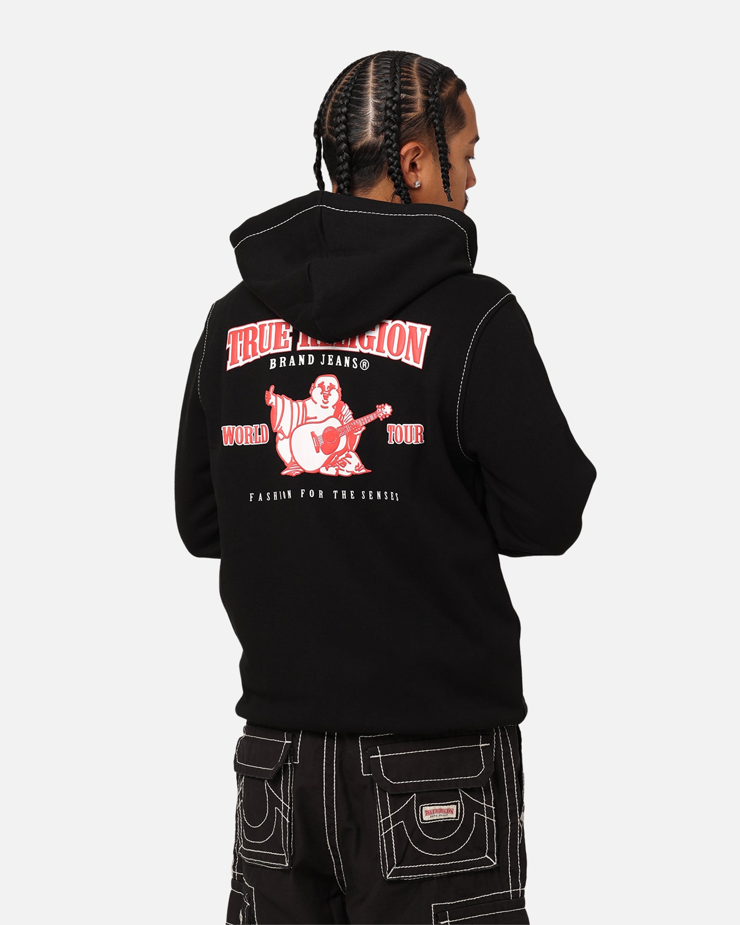 True Religion Heritage Buddha Big T Hoodie Black | Culture