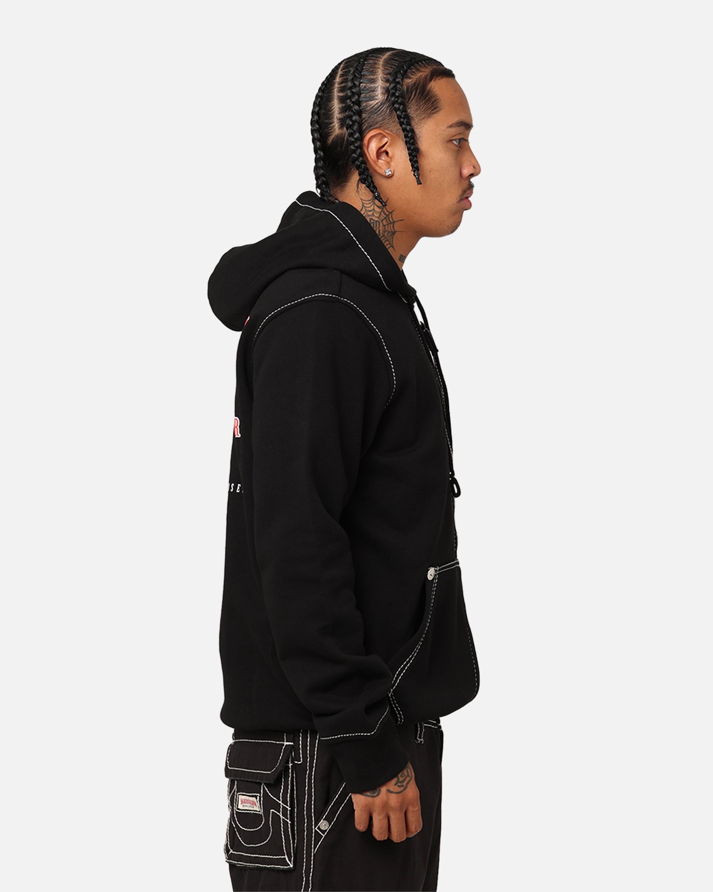 True Religion Heritage Buddha Big T Hoodie Black | Culture Kings US