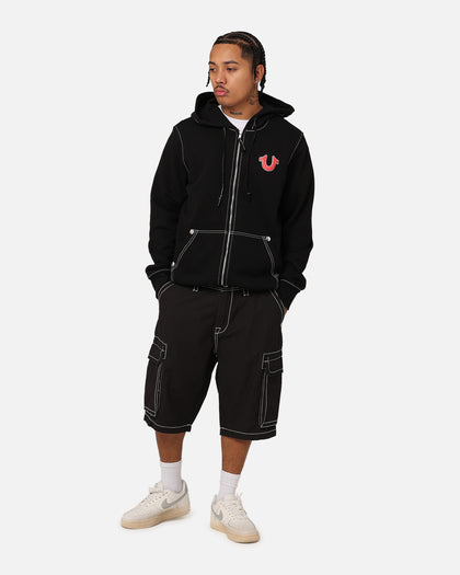 True Religion Heritage Buddha Big T Hoodie Black