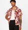 XXIII Jens Satin Button Up Shirt Maroon