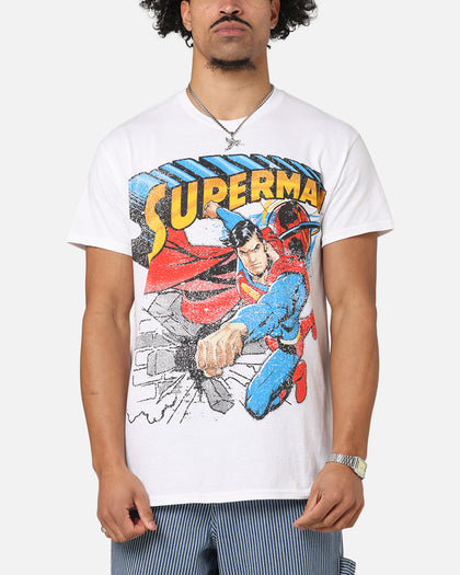 Goat Crew X DC Superman Man Of Steel T-Shirt White