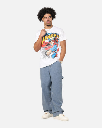 Goat Crew X DC Superman Man Of Steel T-Shirt White