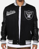 Pro Standard Las Vegas Raiders Wool Varsity Jacket Black/Grey