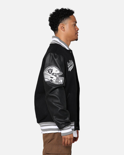 Pro Standard Las Vegas Raiders Wool Varsity Jacket Black/Grey