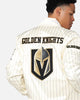 Pro Standard Vegas Golden Knights Pinstripe Jacket Eggshell/Yellow