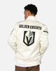 Pro Standard Vegas Golden Knights Pinstripe Jacket Eggshell/Yellow