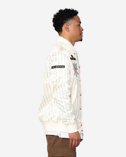 Pro Standard Vegas Golden Knights Pinstripe Jacket Eggshell/Yellow