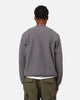 Champion Reverse Weave Small C Crewneck Grey Ocean