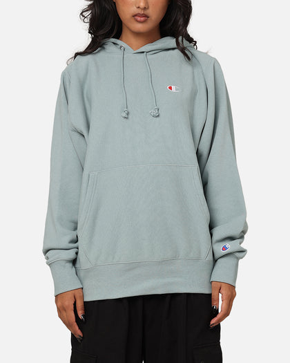 Champion Reverse Weave Terry Hoodie Sage Shimmer Green