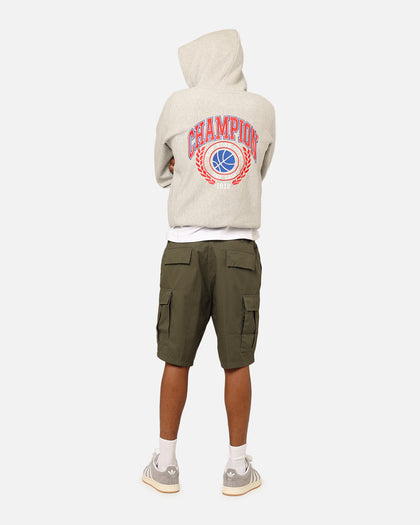 Champion Reverse Weave Field Basketball Hoodie Oxford Heather