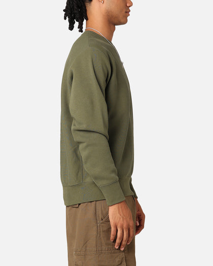 Champion Reverse Weave Small C Crewneck Moss