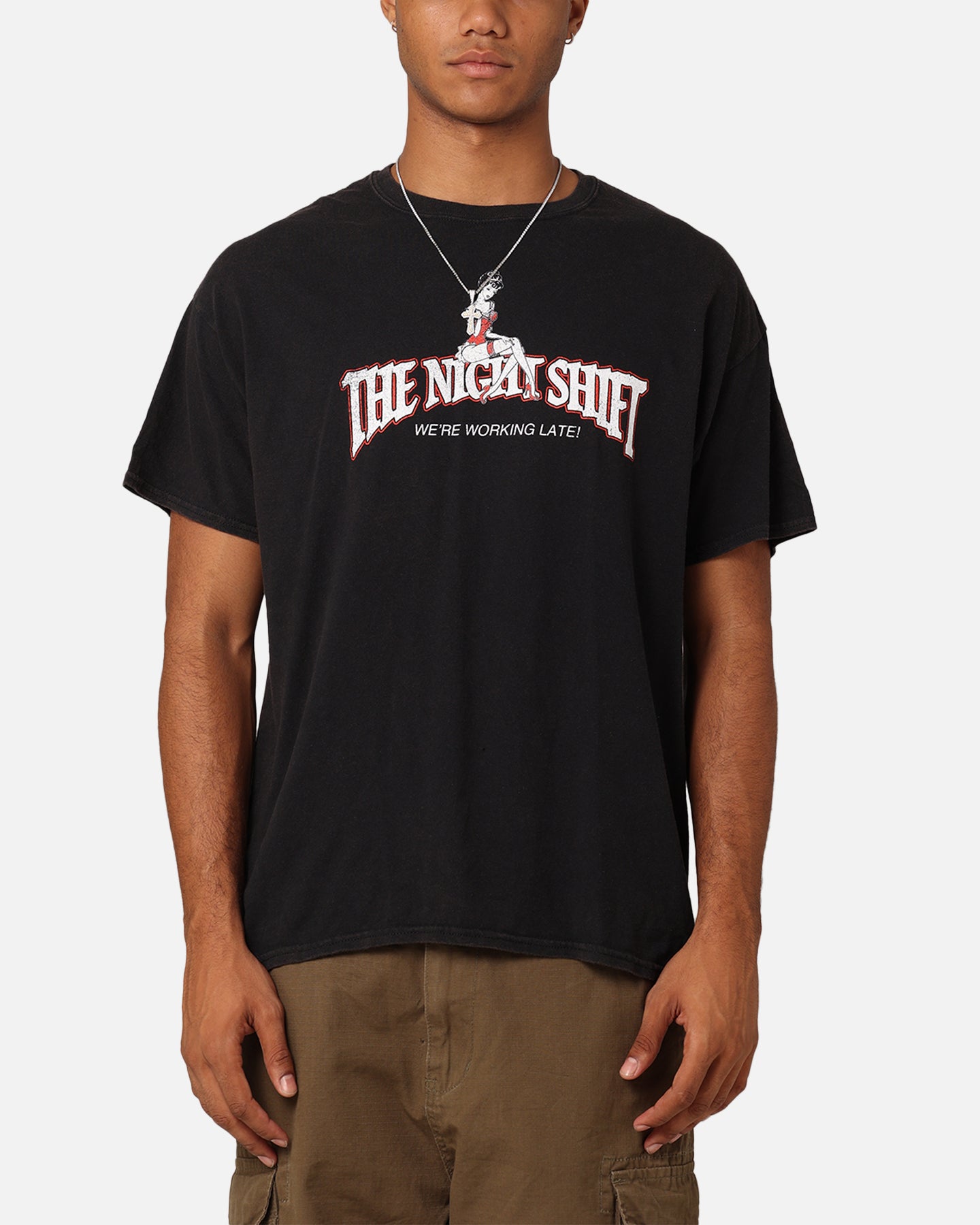 The Night Shift The Gentleman's Club T-Shirt Black Wash | Culture