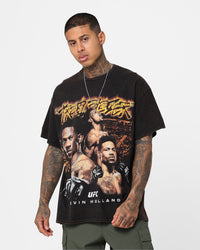 UFC By Goat Crew Kevin Holland Trailblazer Vintage T-Shirt Black Wash