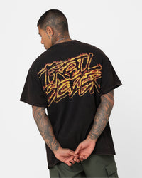 UFC By Goat Crew Kevin Holland Trailblazer Vintage T-Shirt Black Wash