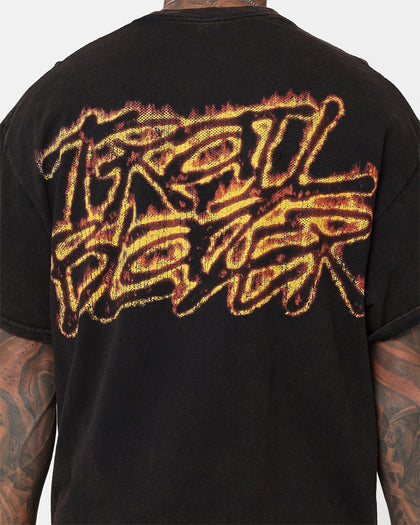 UFC By Goat Crew Kevin Holland Trailblazer Vintage T-Shirt Black Wash