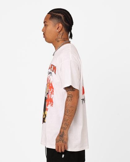 Iron Maiden Dancing Flames T-Shirt White
