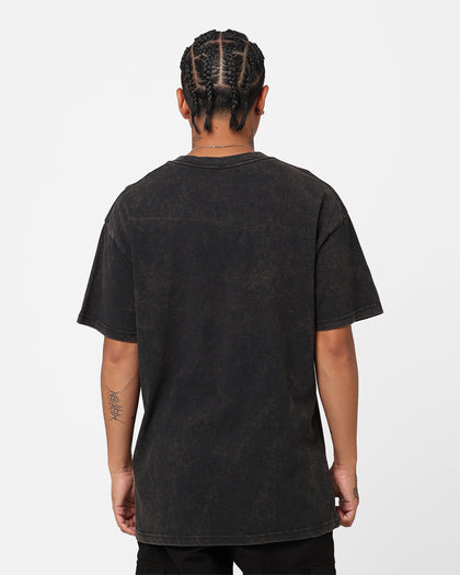 Motley Crue Red Skulls T-Shirt Black Wash