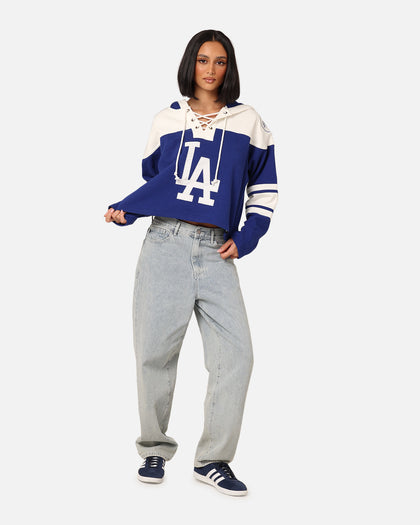Sweat à capuche Los Angeles Dodgers Royal taille Plus pour femme Sweat à capuche Los Angeles Dodgers Royal taille Plus pour femme