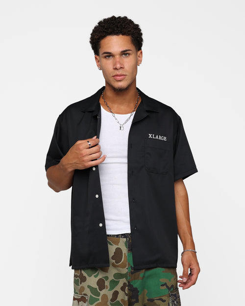 X-Large Bowling Club Short Sleeve Shirt Black