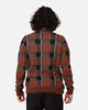 Fred Perry Glitch Tartan Cardigan Whisky Brown