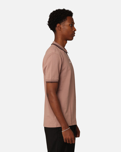 Fred Perry Twin Tipped Polo Shirt Dark Pink