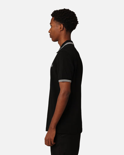 Fred Perry Twin Tipped Polo Shirt Black/Ecru
