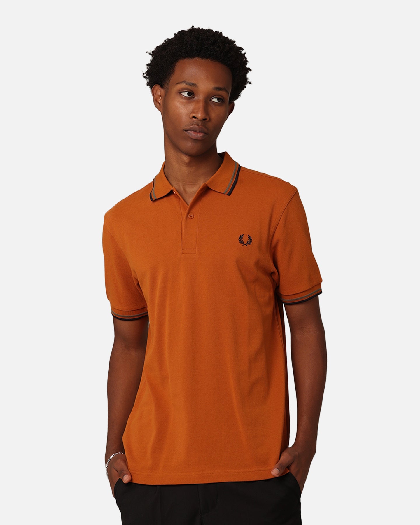 トップス CRANK Multi-stripe polo shirt_brown MUSINSA公式 | CRANK マルチストライプポロシャツ_アイボリー