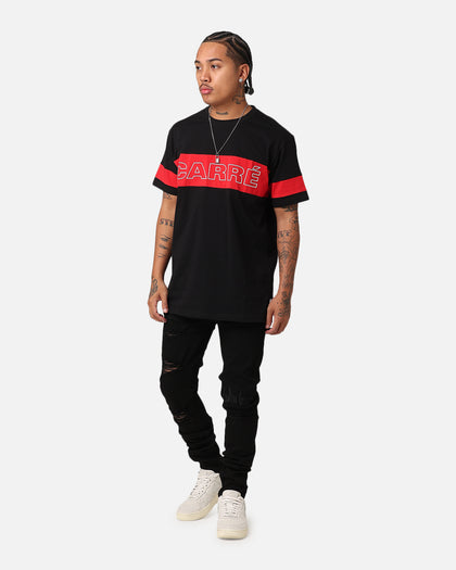 Carre Bars T-Shirt Black/Red