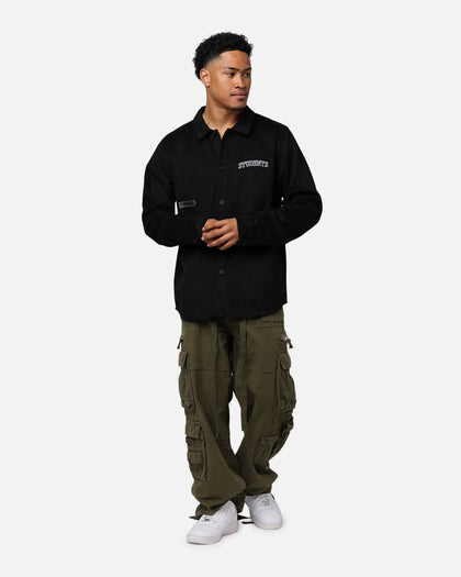 Students Golf Ackers Flannel Shirt Black