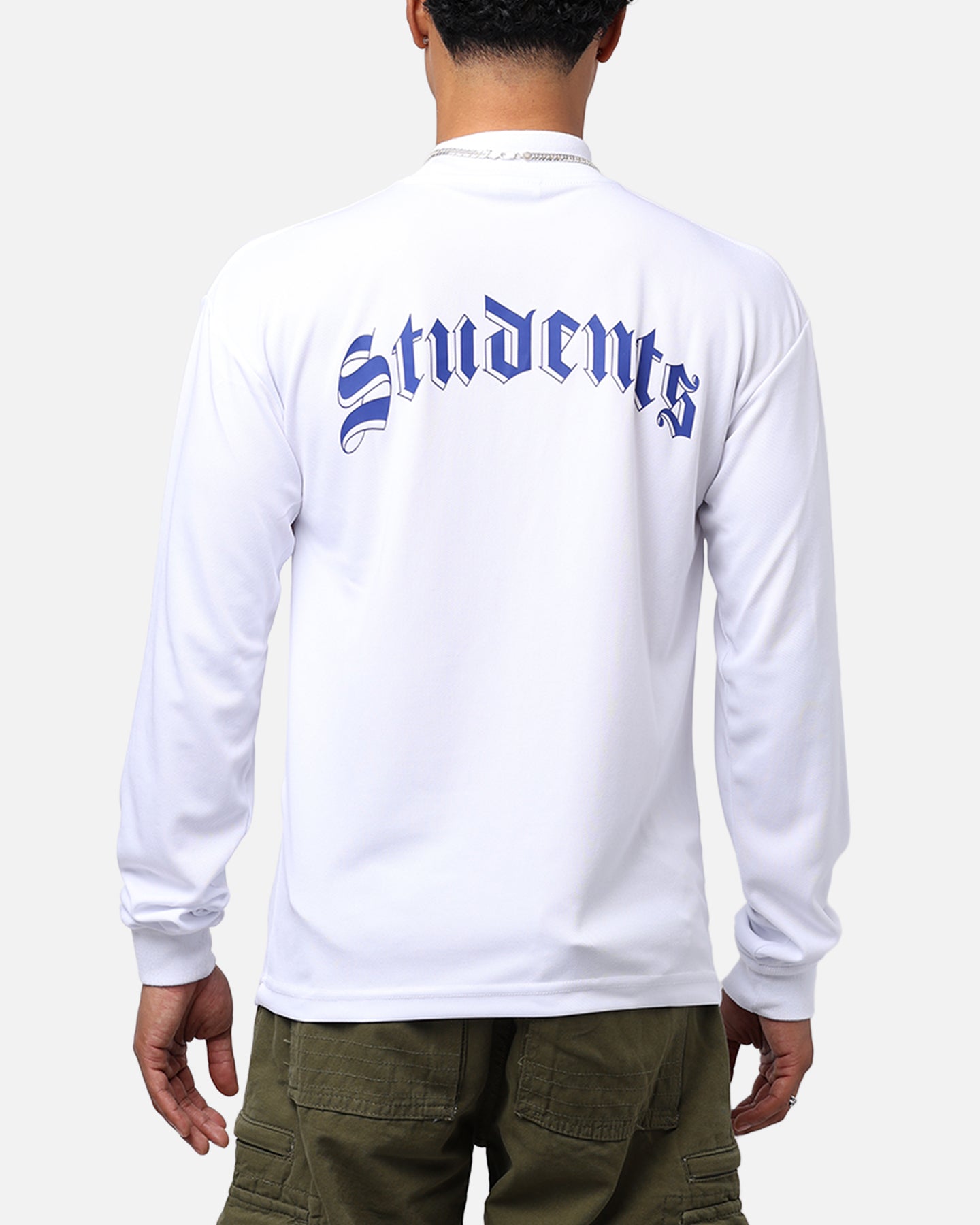 summers_golf　[V12] ホワイト 長袖シャツ Students Golf Host Long Sleeve Mock Neck T-Shirt White | Culture