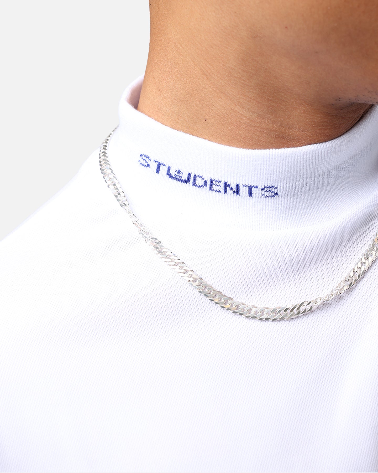 Students Golf Host Long Sleeve Mock Neck T-Shirt White | Culture