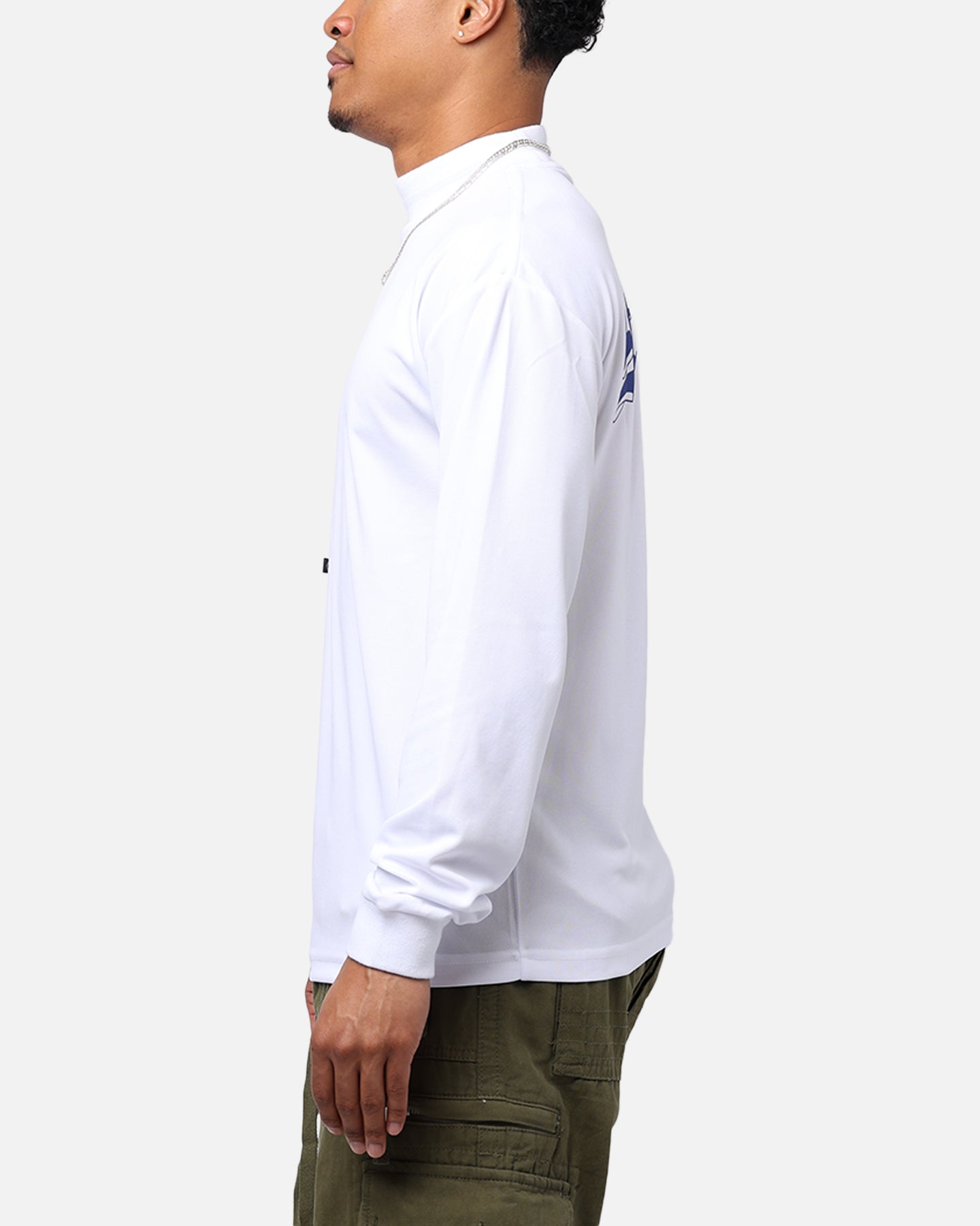 Students Golf Host Long Sleeve Mock Neck T-Shirt White | Culture