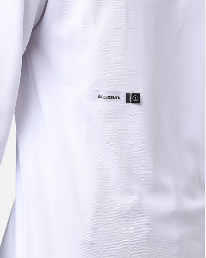 Students Golf Host Long Sleeve Mock Neck T-Shirt White