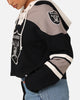 47 Brand Women's Las Vegas Raiders Cropped Lacer Hoodie Jet Black