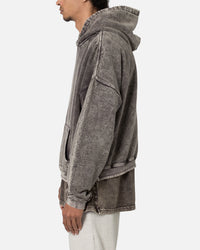 MNML Washed Acid Hoodie Black