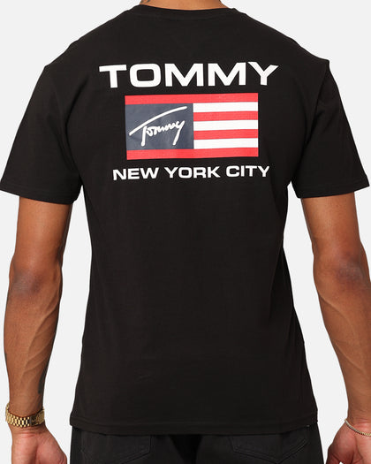 Tommy Jeans Classic Athletic Flag T-Shirt Black